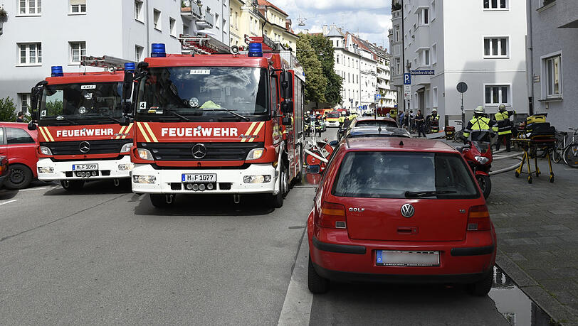 Die Feuerwehr musste am Mittwoch in der Maxvorstadt ausrücken. Die Feuerwehr musste am Mittwoch in der Maxvorstadt ausrücken.