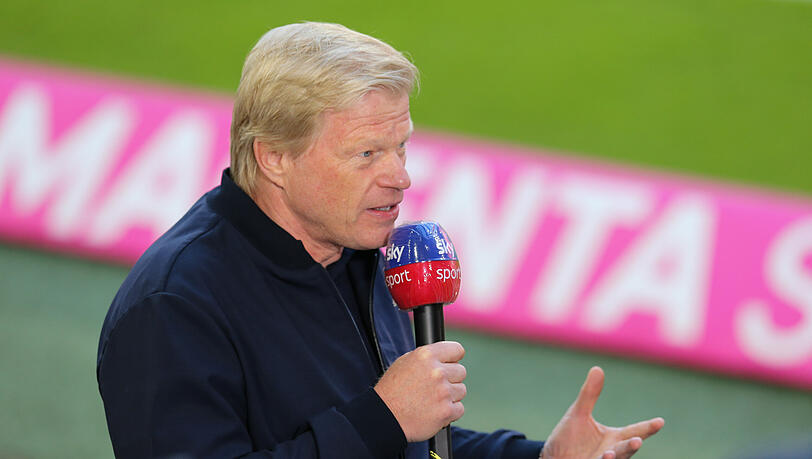 Oliver Kahn vor dem Spiel gegen Gladbach bei "Sky".