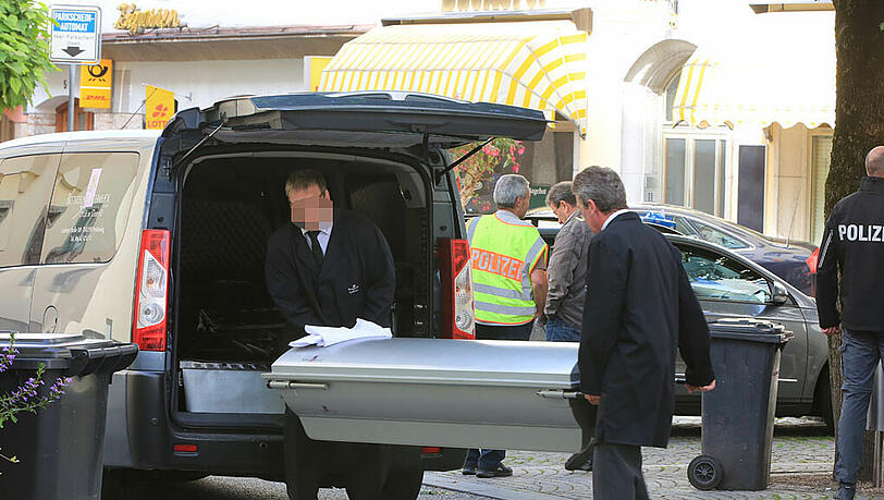 Mord in Bad Reichenhall - die Bilder vom Tatort. Mord in Bad Reichenhall - die Bilder vom Tatort.