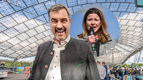 Bayerischer Ministerpräsident Markus Söder (CSU) und Aktivistin Luisa Neubauer (AZ-Montage) Bayerischer Ministerpräsident Markus Söder (CSU) und Aktivistin Luisa Neubauer (AZ-Montage)