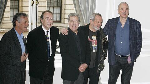 Monty Python bei einem Fototermin in London