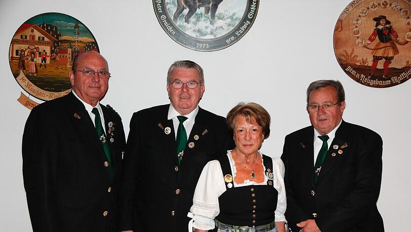 Die Schützen der Luftgewehr-Mannschaft Die Schützen der Luftgewehr-Mannschaft