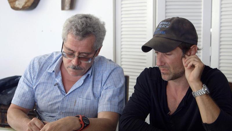 Ikarus-Regisseur Bryan Fogel (r) mit dem russischen Wissenschaftler Grigori Rodschenkow. Ikarus-Regisseur Bryan Fogel (r) mit dem russischen Wissenschaftler Grigori Rodschenkow.
