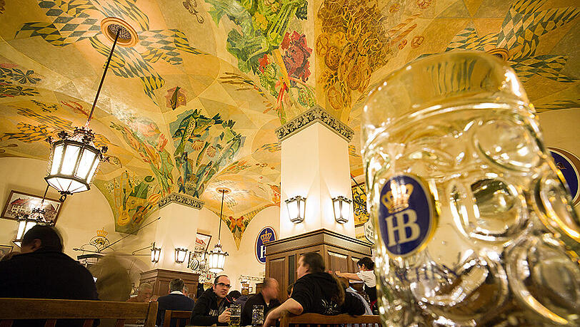 Inbegriff der Münchner Bierkultur: Das Hofbräuhaus. Inbegriff der Münchner Bierkultur: Das Hofbräuhaus.