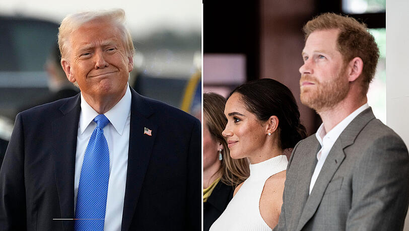 Böse verbale Klatsche für Herzogin Meghan: US-Präsident Donald Trump macht sich über Harrys Frau lustig Böse verbale Klatsche für Herzogin Meghan: US-Präsident Donald Trump macht sich über Harrys Frau lustig