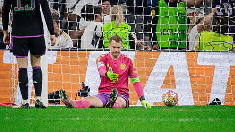 Manuel Neuer patzte gegen Real Madrid folgenschwer. Manuel Neuer patzte gegen Real Madrid folgenschwer.