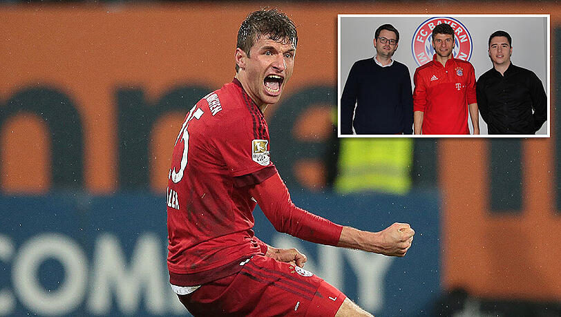Bayern-Superstar Thomas Müller im AZ-Interview. Bayern-Superstar Thomas Müller im AZ-Interview.