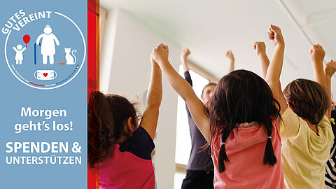 Die vier Gewinner-Vereine der Aktion "Gutes vereint" stehen fest. Ab morgen kann für diese gespendet werden. Die vier Gewinner-Vereine der Aktion "Gutes vereint" stehen fest. Ab morgen kann für diese gespendet werden.