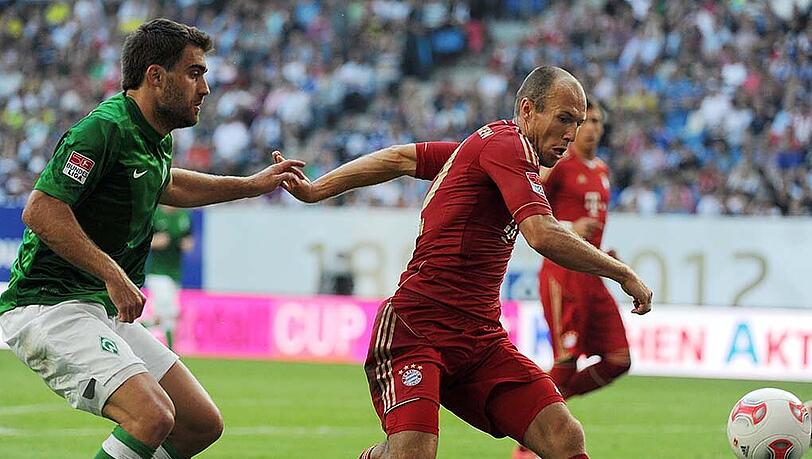 Arjen Robbens Bilanz gegen Werder Bremen kann sich durchaus sehen lassen. Arjen Robbens Bilanz gegen Werder Bremen kann sich durchaus sehen lassen.