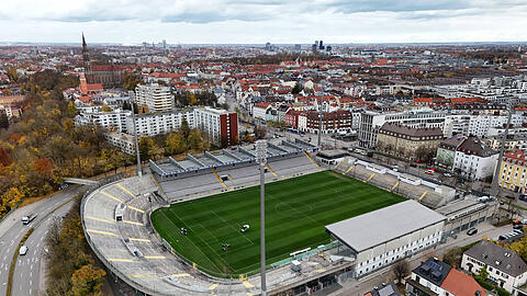 Im Grünwalder Stadion soll bei Olympia Fußball gespielt werden. Im Grünwalder Stadion soll bei Olympia Fußball gespielt werden.