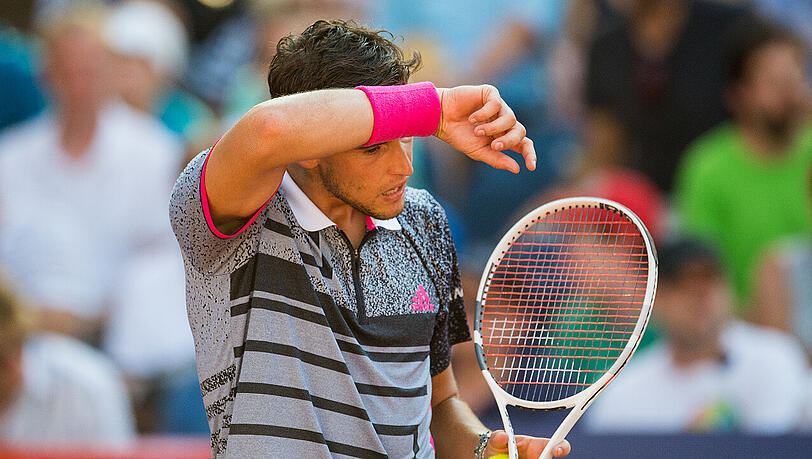 Erledigt: Dominic Thiem aus Österreich. Erledigt: Dominic Thiem aus Österreich.