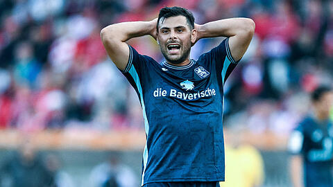 Kevin Volland beim Liga-Auftakt in Essen, bei dem ihm noch spürbar die Bindung zum Löwen-Spiel fehlt. Kevin Volland beim Liga-Auftakt in Essen, bei dem ihm noch spürbar die Bindung zum Löwen-Spiel fehlt.