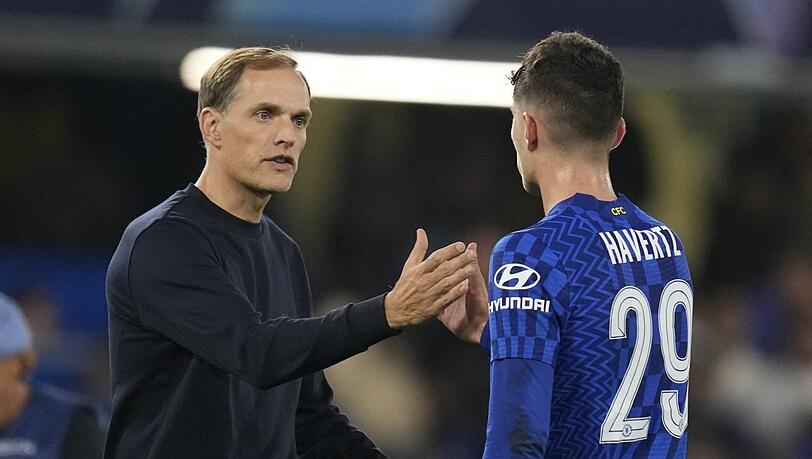 "Wir hatten ein sehr gutes Verhältnis", sagt Kai Havertz über Ex-Chelsea-Trainer Thomas Tuchel (l.), der bei Bayern übernommen hat.
