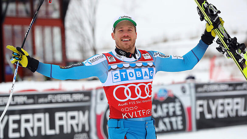 Hat die Gesamtwertung im Super-G gewonnen: Der Norweger Kjetil Jansrud. Hat die Gesamtwertung im Super-G gewonnen: Der Norweger Kjetil Jansrud.