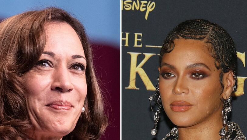 Kamala Harris erhält Hilfe von Beyoncé. Kamala Harris erhält Hilfe von Beyoncé.