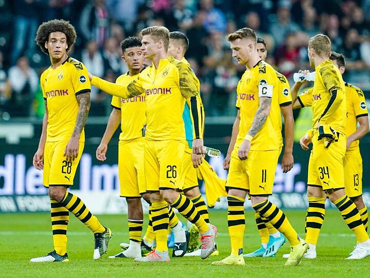 Der BVB kam in Frankfurt nicht über ein 2:2 hinaus.
