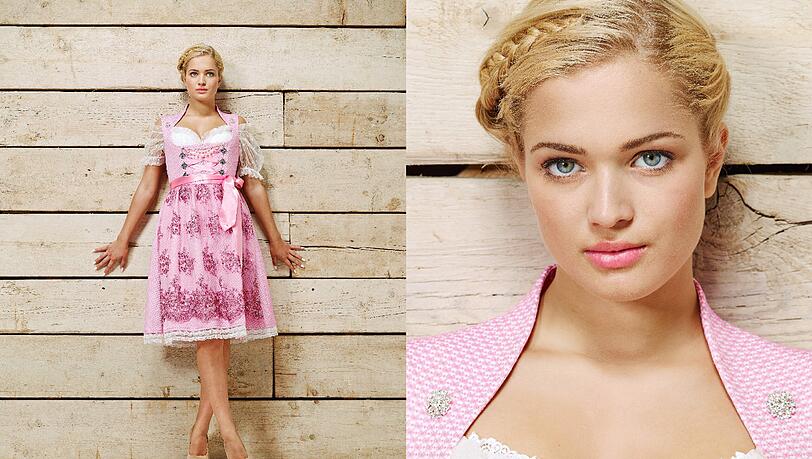 Kostbare Stoffe wie Brokat, Seide, und handbestickte französische Spitze: Die neue Kollektion des Dirndl-Labels "Alpenprinzessin" Kostbare Stoffe wie Brokat, Seide, und handbestickte französische Spitze: Die neue Kollektion des Dirndl-Labels "Alpenprinzessin"