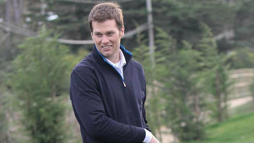 Tom Brady vor wenigen Jahren beim Golfen Tom Brady vor wenigen Jahren beim Golfen