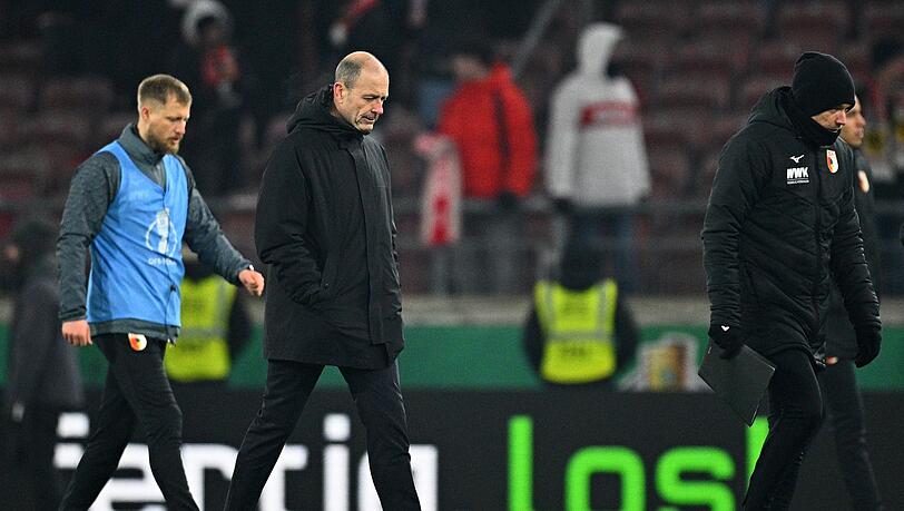 Enttäuscht nach dem Aus: Trainer Jess Thorup Enttäuscht nach dem Aus: Trainer Jess Thorup