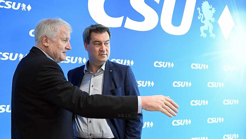 Schlechte Werte: Horst Seehofer und Markus Söder kommen bei den Wählern nicht gut an. Schlechte Werte: Horst Seehofer und Markus Söder kommen bei den Wählern nicht gut an.