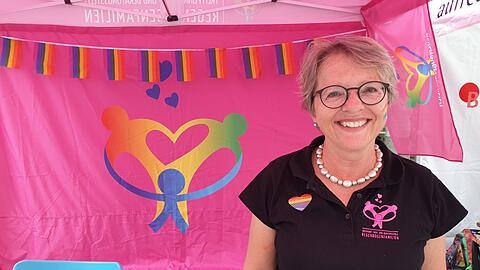 Stephanie Gerlach beim Lesbischen Angertorstraßenfest. Stephanie Gerlach beim Lesbischen Angertorstraßenfest.