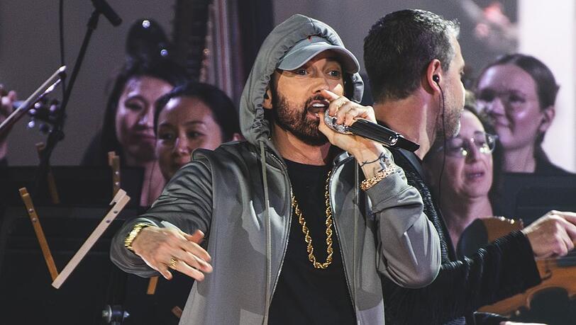 Eminem meldet sich vier Jahre nach seinem letzten Album mit neuen Songs zurück. Eminem meldet sich vier Jahre nach seinem letzten Album mit neuen Songs zurück.