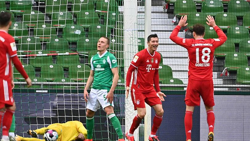 Auf Rekordjagd: Bayern-Stürmer Robert Lewandowski. Auf Rekordjagd: Bayern-Stürmer Robert Lewandowski.