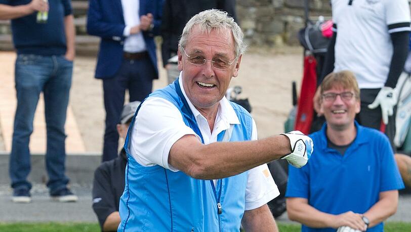 Jörg Wontorra während eines Promi-Golfturniers im Jahr 2015. Jörg Wontorra während eines Promi-Golfturniers im Jahr 2015.