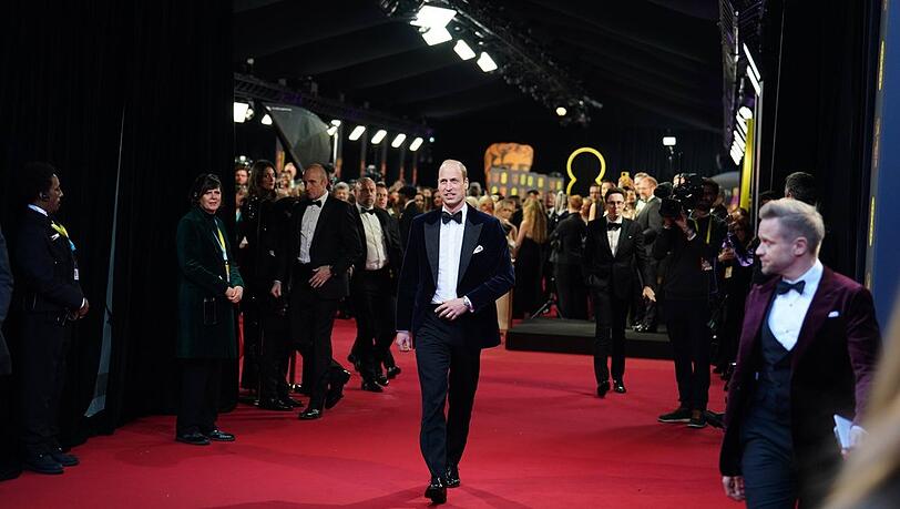 Prinz William bei den BAFTAs in London. Prinz William bei den BAFTAs in London.