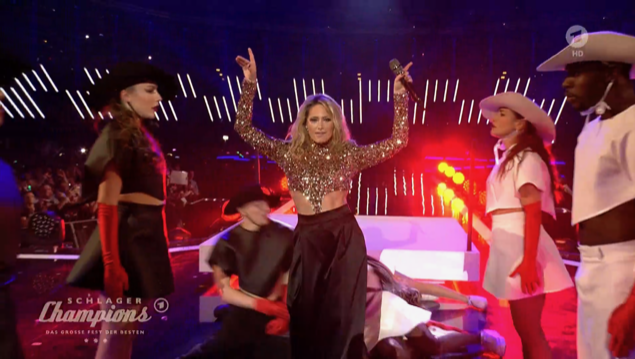 Lieferte wie immer eine fantastische Show: Helene Fischer bei den "Schlagerchampions" Lieferte wie immer eine fantastische Show: Helene Fischer bei den "Schlagerchampions"