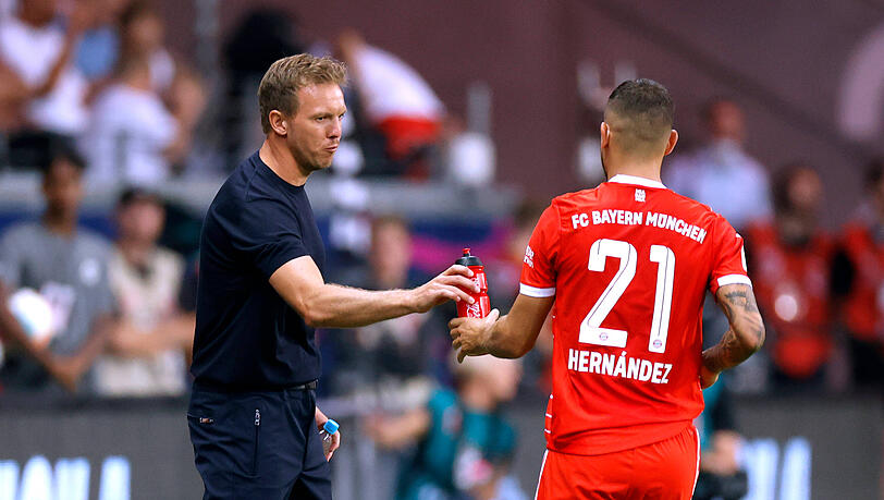 Lucas Hernández (re.) ist derzeit unter Julian Nagelsmann gesetzt. Lucas Hernández (re.) ist derzeit unter Julian Nagelsmann gesetzt.