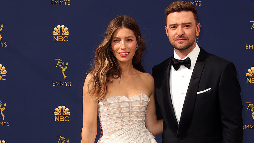 Jessica Biel und Justin Timberlake bei einem Auftritt in Los Angeles. Jessica Biel und Justin Timberlake bei einem Auftritt in Los Angeles.