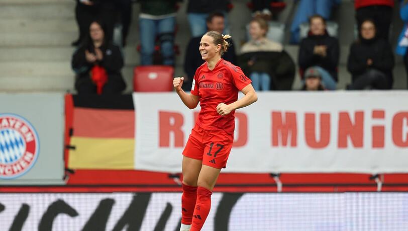 Bayern-Stürmerin Klara Bühl. Bayern-Stürmerin Klara Bühl.