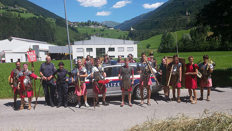 Die "Legionäre" vor ihrer großen Tour. Die "Legionäre" vor ihrer großen Tour.