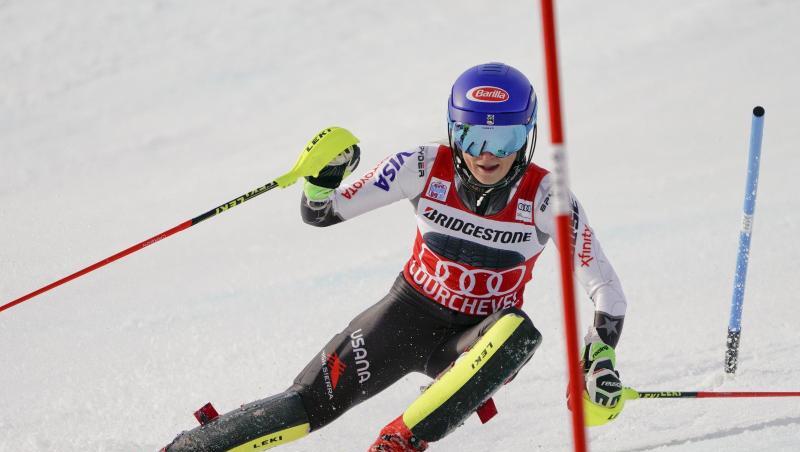 Holte beim Slalom in Courchevel ihren 50. Weltcup-Sieg: Mikaela Shiffrin aus den USA. Holte beim Slalom in Courchevel ihren 50. Weltcup-Sieg: Mikaela Shiffrin aus den USA.
