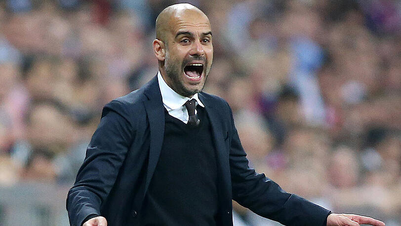 Pep Guardiola führte den FC Bayern zweimal in Folge ins Halbfinale der Champions League. Pep Guardiola führte den FC Bayern zweimal in Folge ins Halbfinale der Champions League.