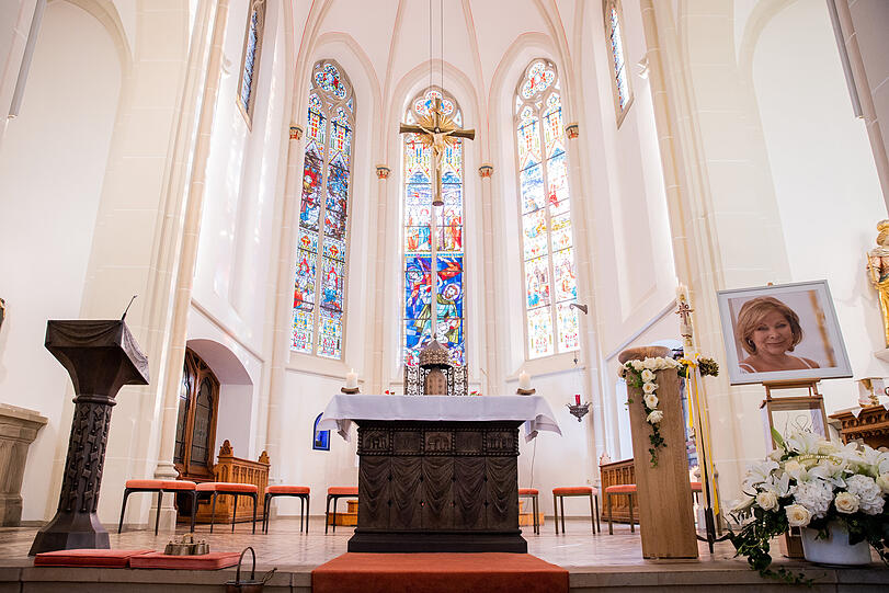 Die Trauerfeier für Heide Keller fand in der Bonner St. Martin Kirche statt