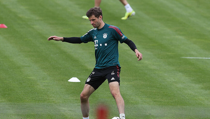 Trainiert wieder an der Säbener Straße: Thomas Müller. (Archivbild) Trainiert wieder an der Säbener Straße: Thomas Müller. (Archivbild)