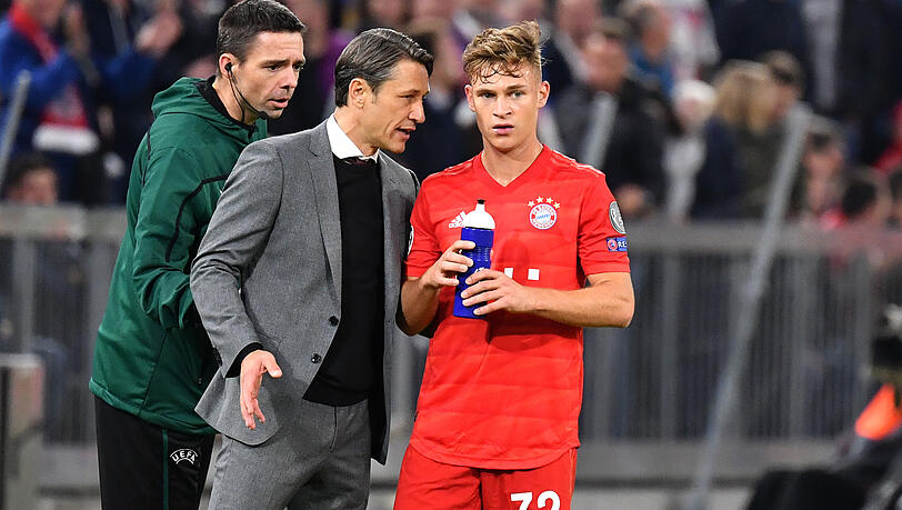 Joshua Kimmich (r.) und Niko Kovac zu gemeinsamen Zeiten beim FC Bayern. Joshua Kimmich (r.) und Niko Kovac zu gemeinsamen Zeiten beim FC Bayern.
