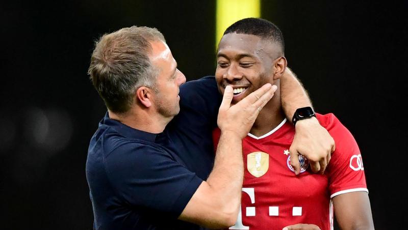 Hansi Flick und David Alaba. Hansi Flick und David Alaba.