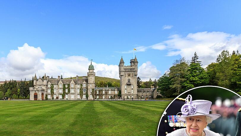 Die Queen verbringt wie immer ihren Sommerurlaub auf ihrem schottischen Landsitz, Schloss Balmoral. Die Queen verbringt wie immer ihren Sommerurlaub auf ihrem schottischen Landsitz, Schloss Balmoral.