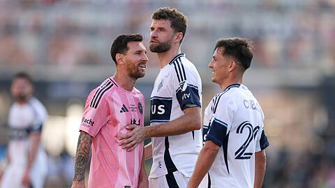 Findet klare Worte für Lionel Messi: Thomas Müller, hier bei MLS-Finale. Findet klare Worte für Lionel Messi: Thomas Müller, hier bei MLS-Finale.