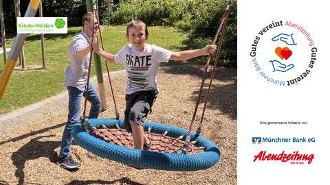 Ein eingespieltes Team: Hamid mit seinem Mentor Christian. Ein eingespieltes Team: Hamid mit seinem Mentor Christian.