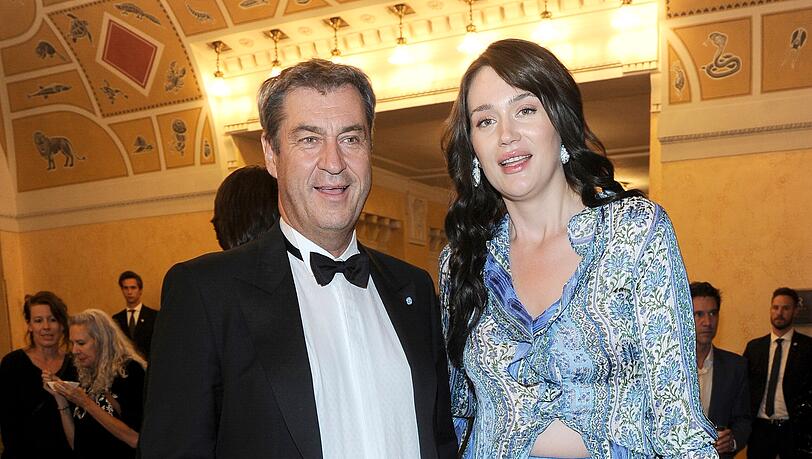 Stolzer Vater: Ministerpräsident Markus Söder mit Tochter Gloria Burkandt