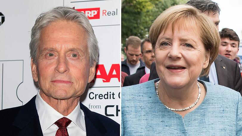 Michael Douglas ist bekennender Demokrat und spricht über Merkels Regierungsstil. Michael Douglas ist bekennender Demokrat und spricht über Merkels Regierungsstil.