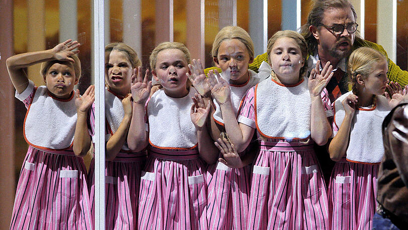 "Rheingold" bei den Bayreuther Festspielen 2022. "Rheingold" bei den Bayreuther Festspielen 2022.