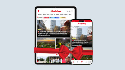 Schenken Sie ein Jahr voller Geschichten, Einblicke und Vorteile – mit dem digitalen Jahresabo der Abendzeitung. Schenken Sie ein Jahr voller Geschichten, Einblicke und Vorteile – mit dem digitalen Jahresabo der Abendzeitung.