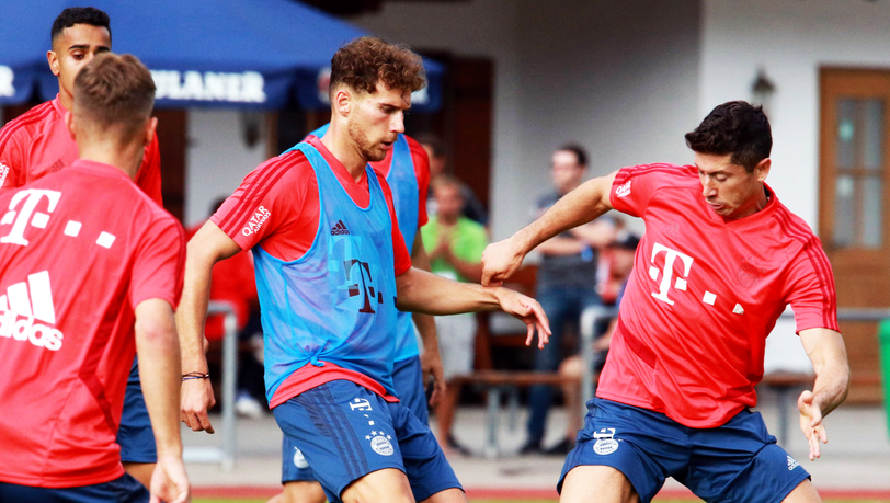 Die Bayern-Stars mussten im Trainigslager am Tegernsee ordentlich schwitzen Die Bayern-Stars mussten im Trainigslager am Tegernsee ordentlich schwitzen