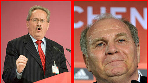 Münchens Oberbürgermeister Christian Ude und Bayern-Präsident Uli Hoeneß gelten gemeinhin nicht als beste Freunde. Münchens Oberbürgermeister Christian Ude und Bayern-Präsident Uli Hoeneß gelten gemeinhin nicht als beste Freunde.