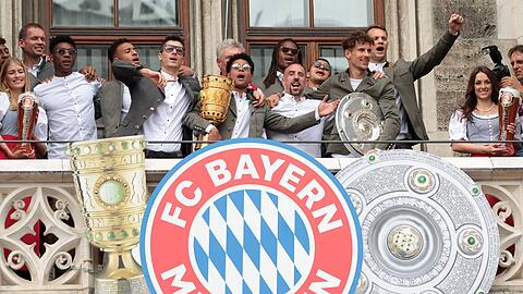 Der FC Bayern feiert seinen Double-Gewinn 2019 auf dem Rathausbalkon. Damals hat die Stadt München die Kosten dafür getragen. Der FC Bayern feiert seinen Double-Gewinn 2019 auf dem Rathausbalkon. Damals hat die Stadt München die Kosten dafür getragen.